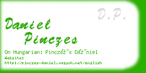 daniel pinczes business card